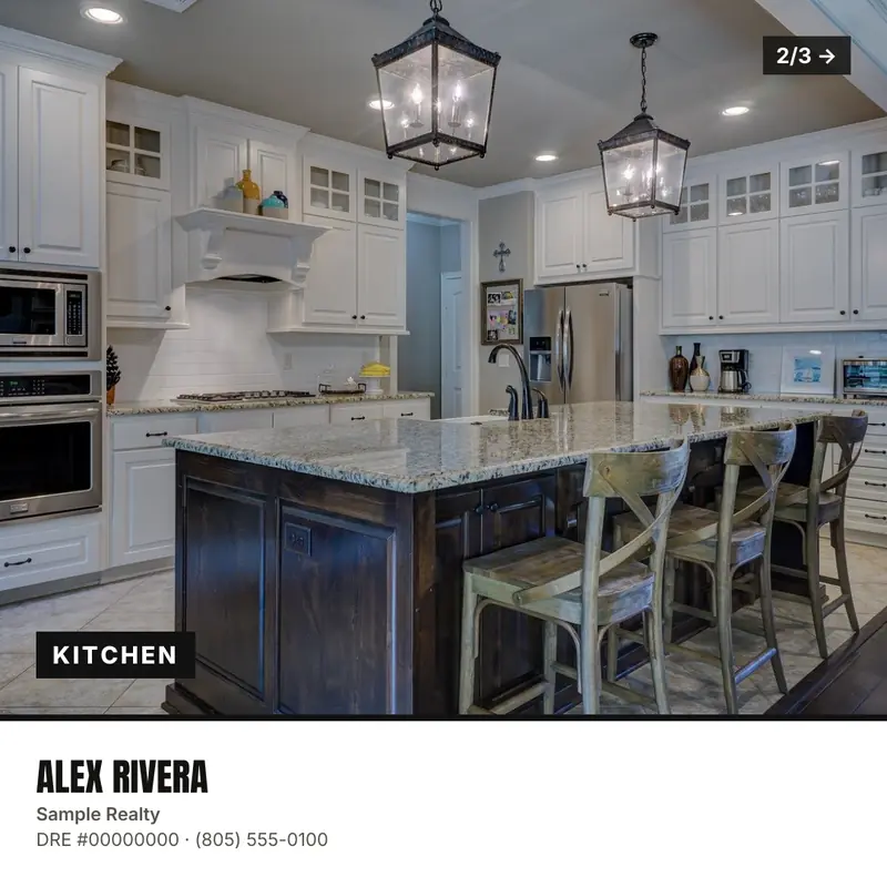 Slide 2: Kitchen